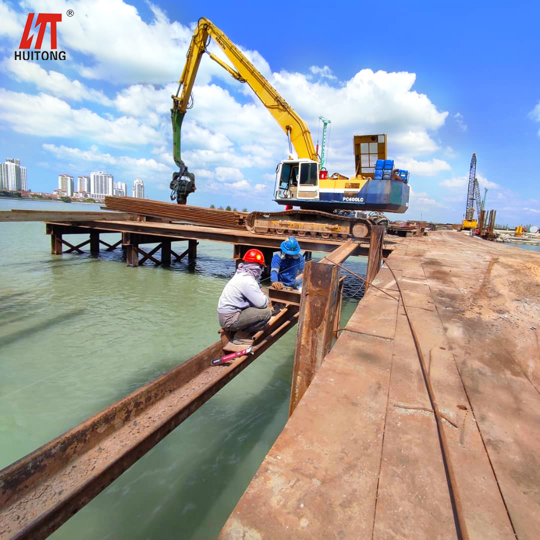 挖掘機(jī)打樁臂、打樁臂、打樁錘、挖掘機(jī)打樁臂廠家